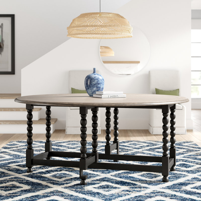 Ophelia & Co. Largent Drop Leaf Trestle Dining Table & Reviews Wayfair